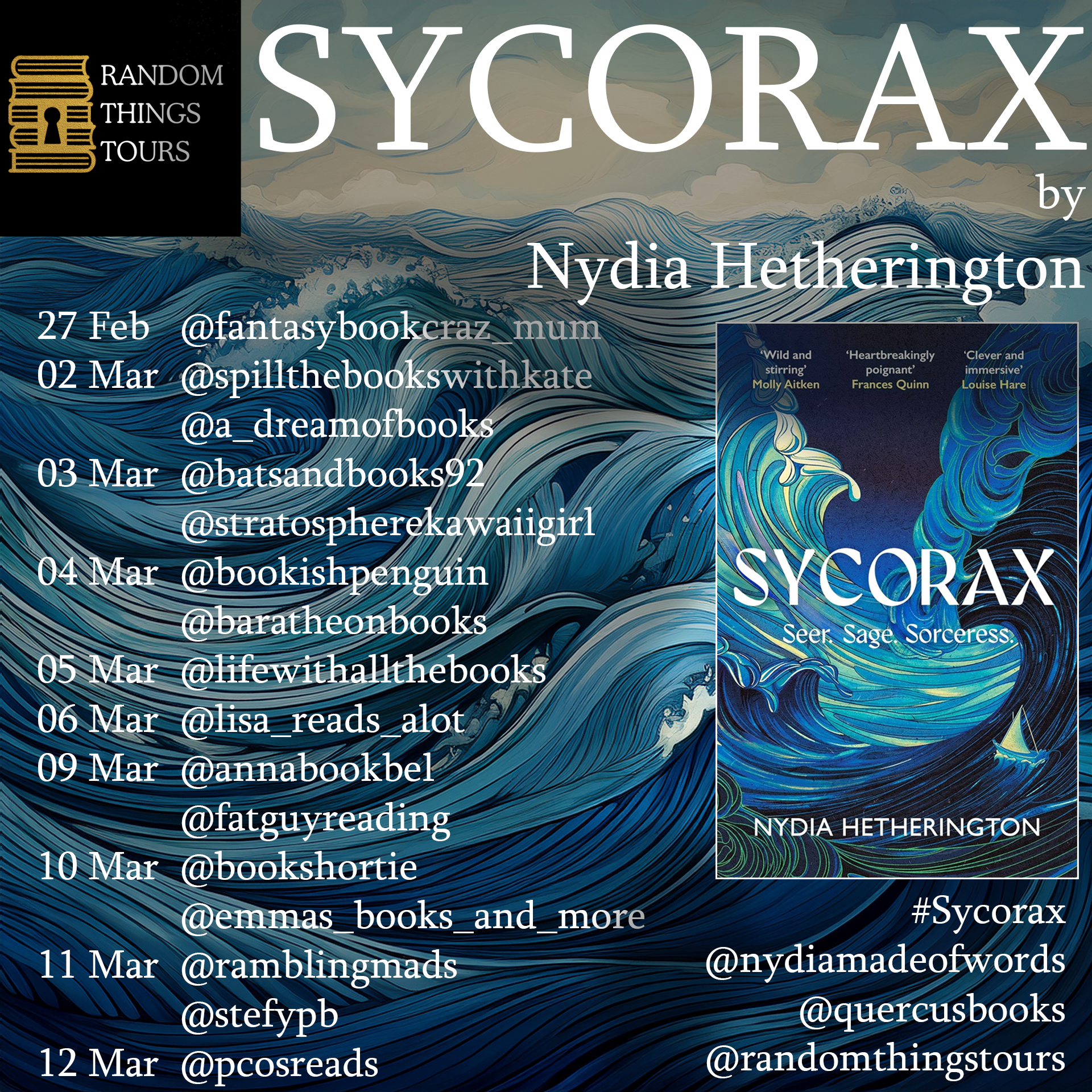 Sycorax by Nydia Hetherington – Blog Tour Review – Life With All The Books
